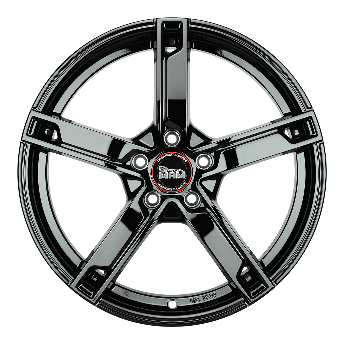 MAM W4 Black Painted - 18x7.5 | 5x112 | +44 | 66.6mm