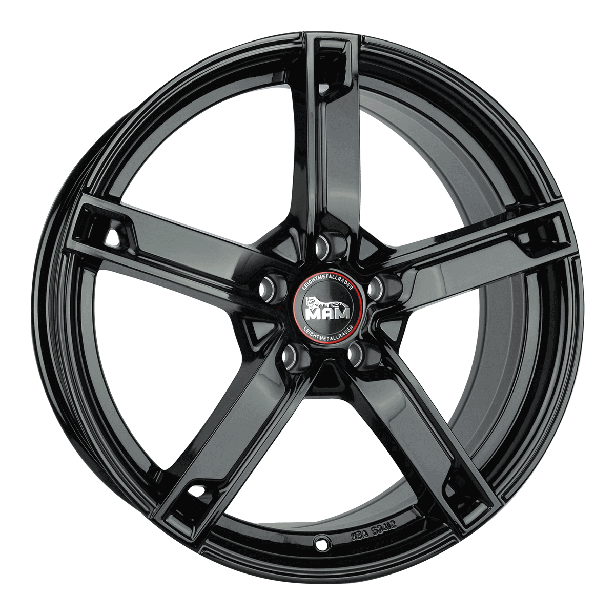 MAM W4 Black Painted - 17x7 | 5x108 | +48 | 72.6mm