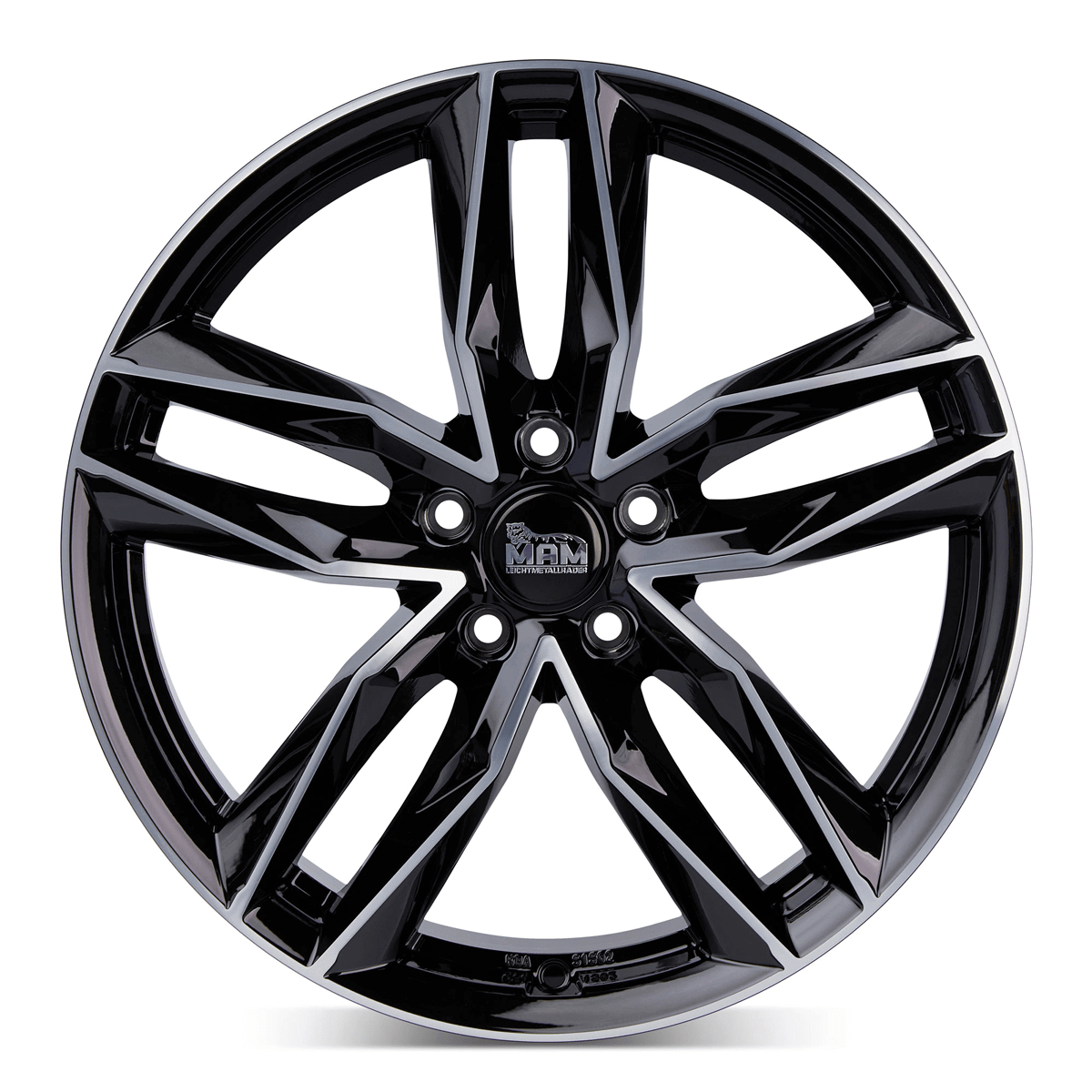 MAM RS3 Black Front Polish - 18x8 | 5x112 | +30 | 66.6mm