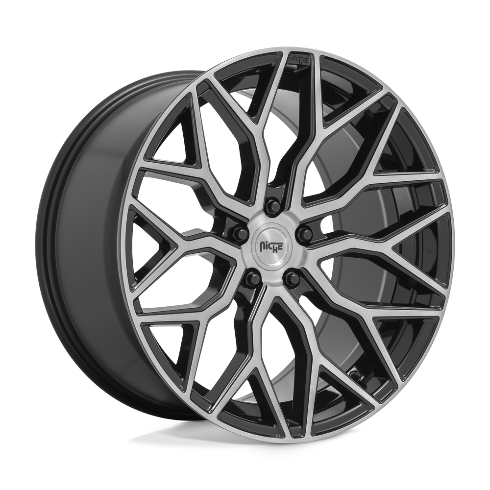 Felger-Niche-1PC-MAZZANTI-Gloss-Black-Brushed-Face-22x10-5x112-et20-66.56