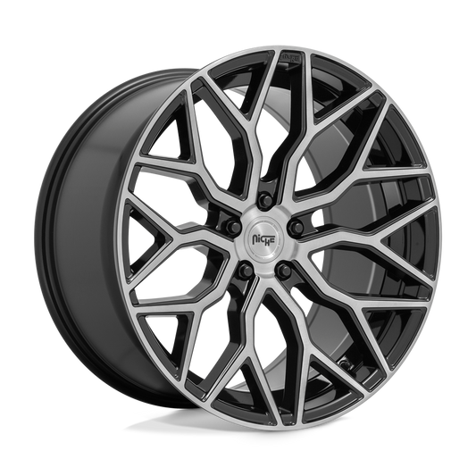 Felger-Niche-1PC-MAZZANTI-Gloss-Black-Brushed-Face-22x10-5x112-et20-66.56