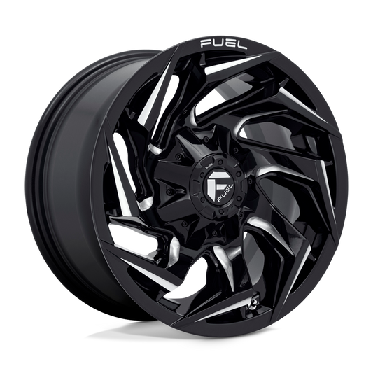 Felger-Fuel-1PC-REACTION-Gloss-Black-Milled-20x8.5-8x165.1-18-125.1