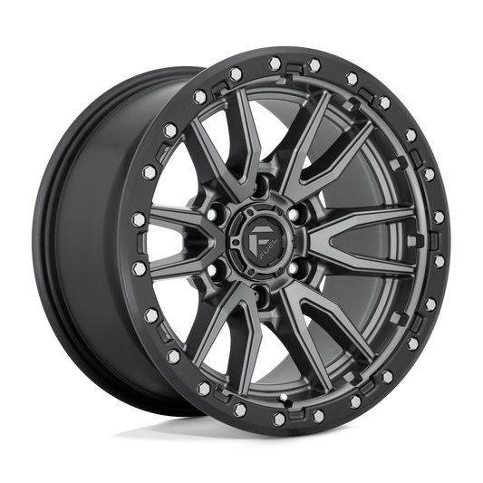 Felger-Fuel-1PC-REBEL-Matte-Gun-Metal-Black-Bead-Ring-20x9-5x127-et1-71.5