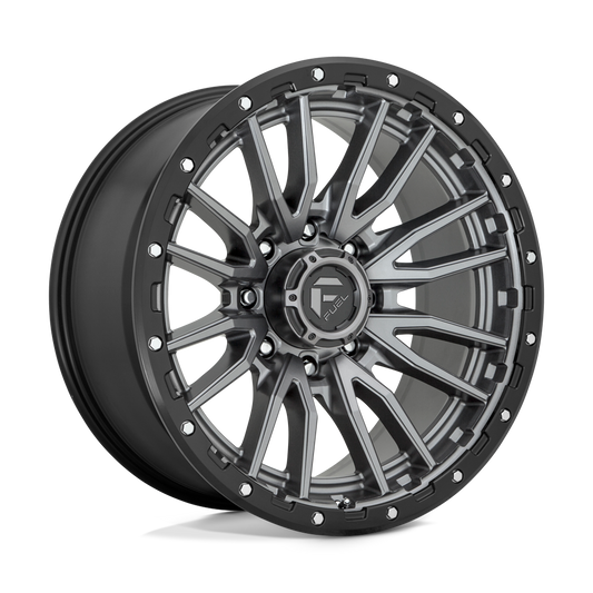 Felger-Fuel-1PC-REBEL-Matte-Gun-Metal-Black-Bead-Ring-22x9.5-8x165.1-18-125.1