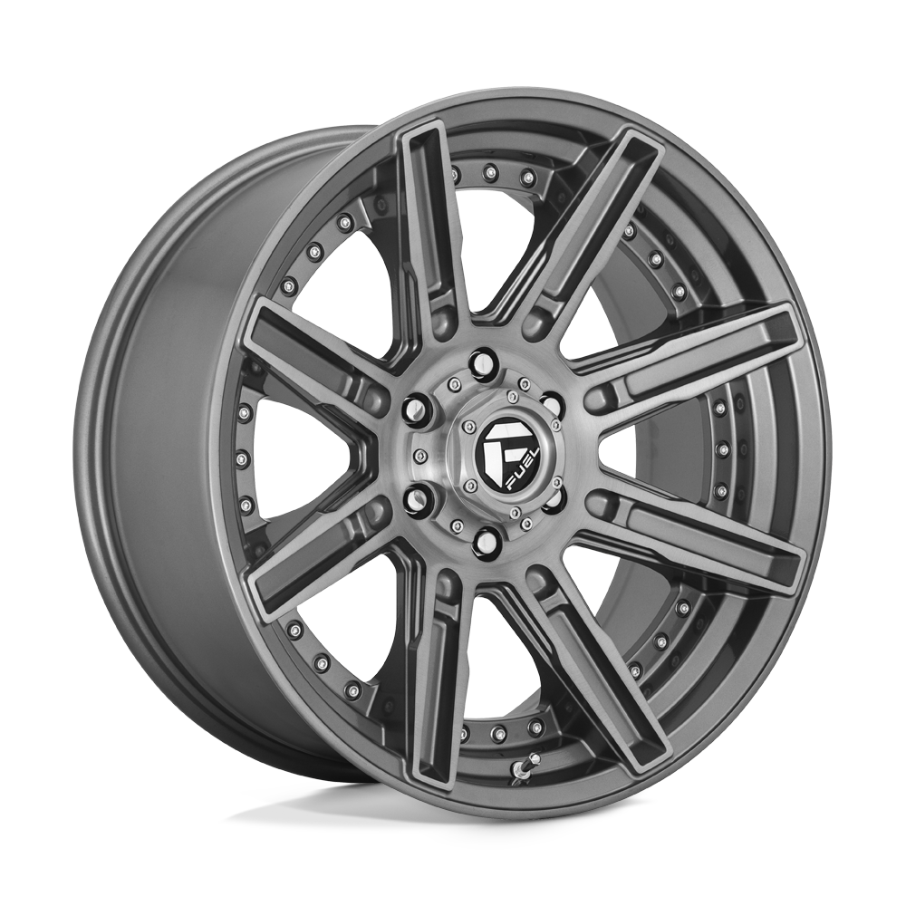 Felger-Fuel-1PC-ROGUE-PLTNM-Brushed-Gun-Metal-Tinted-Clear-20x10-6x139.7-et1-106.1