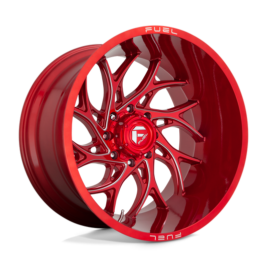 Felger-Fuel-1PC-D742-RUNNER-Candy-Red-Milled-22x9-6x139.7-18-106.1