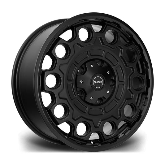 Riviera-RXS4-Satin-Black-18x8-5x160-ET50-65.1mm-felger-wheels-rims