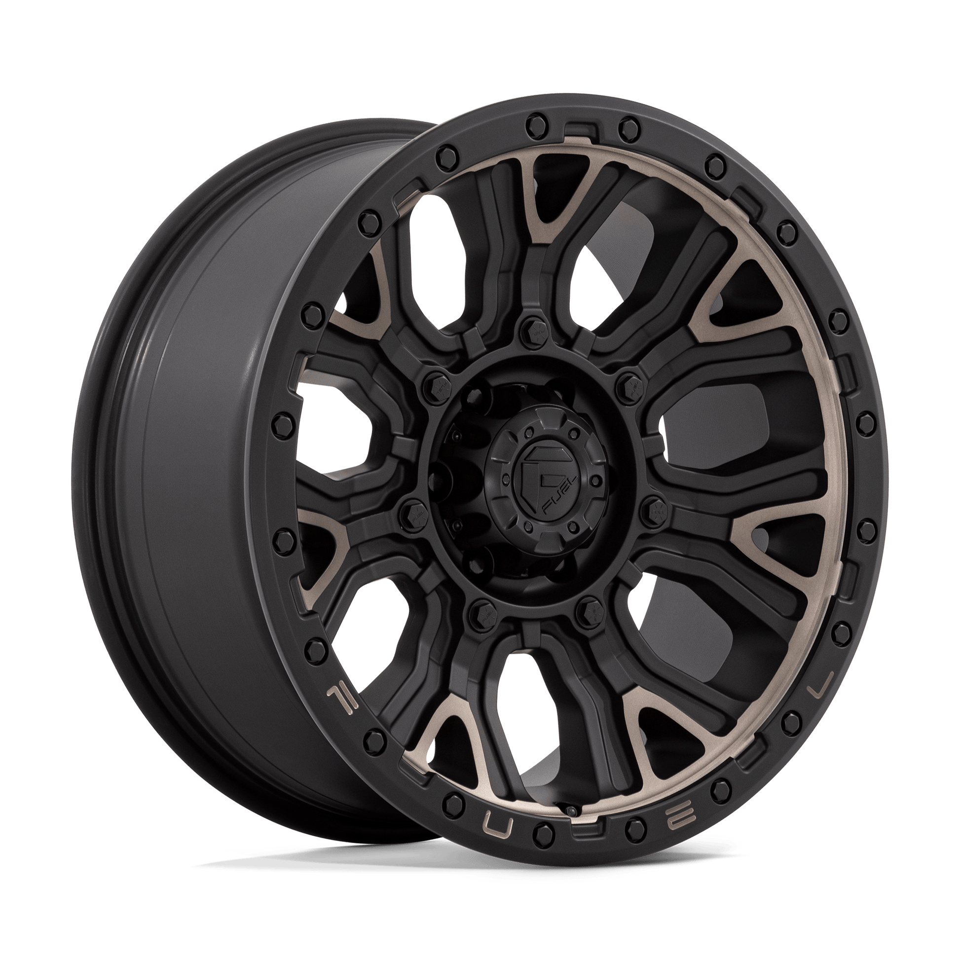 Felger-Fuel-1PC-TRACTION-Matte-Black-With-Double-Dark-Tint-20x9-6x139.7-et1-106.1