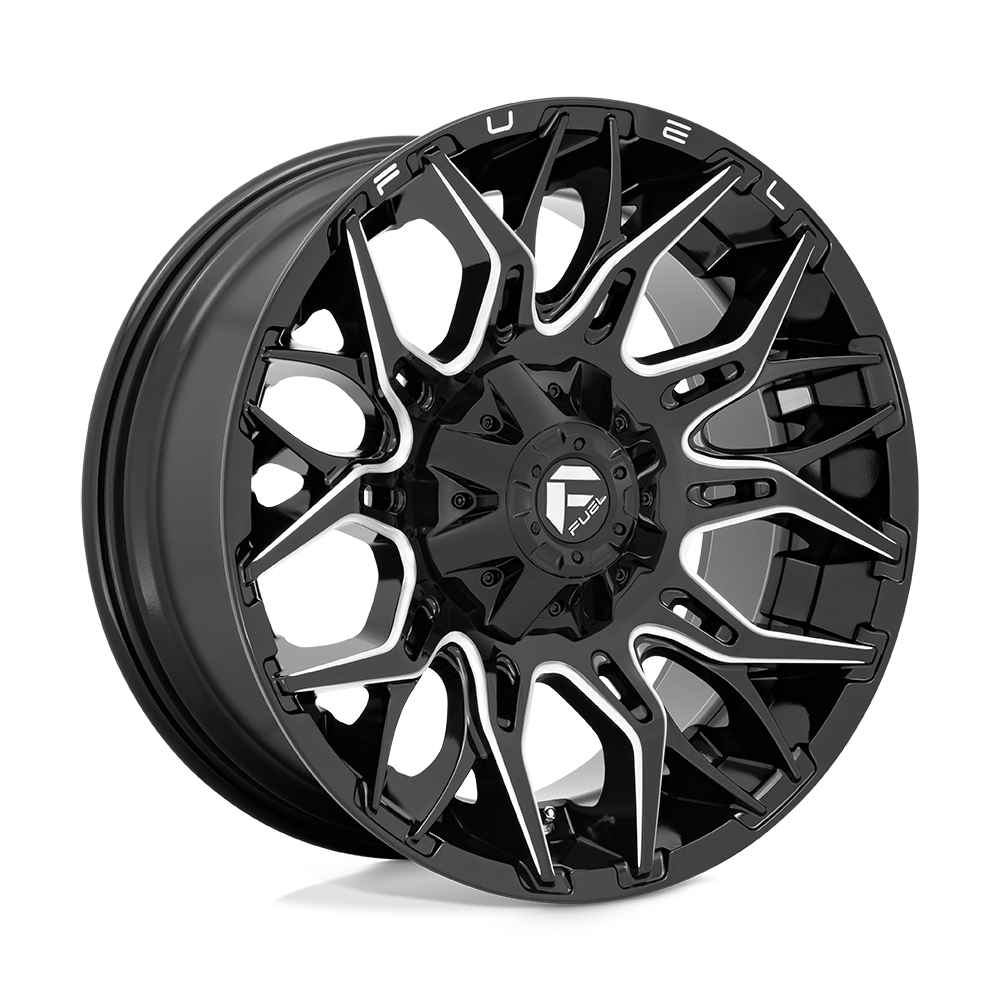 Felger-Fuel-1PC-TWITCH-Glossy-Black-Milled-20x8-8x165.1-18-125.1