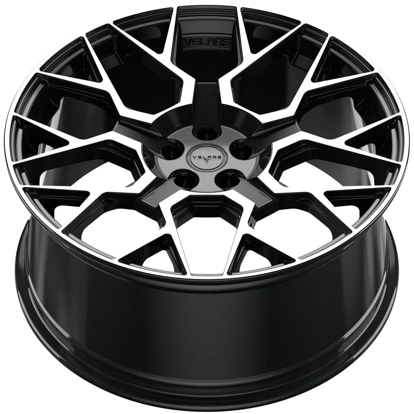 Velare VLR02 Diamond Black Machined Face - 23x10.5 | 5x112 | +30 | 66.6mm