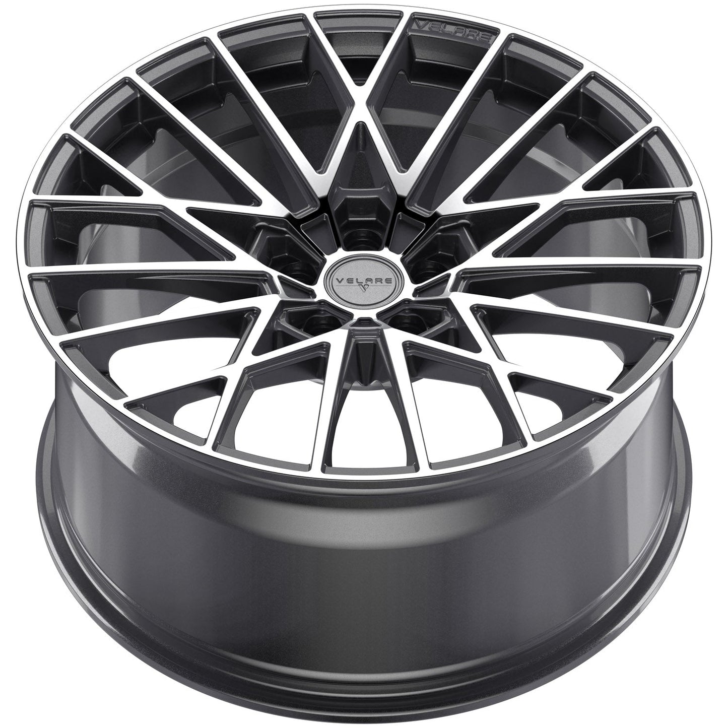 Velare VLR07 Platinum Grey Machined Face - 20x10 | 5x120 | +45 | 72.6mm