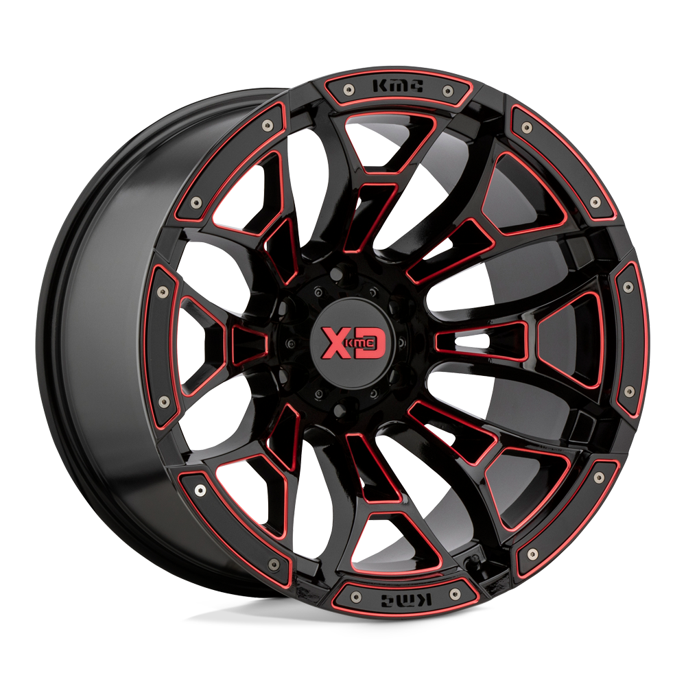 Felger-XD-XD841-Gloss-Black-Milled-With-Red-Tint-20x7-5x127-18-71.5