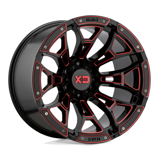 Felger-XD-XD841-Gloss-Black-Milled-With-Red-Tint-20x7-5x127-18-71.5