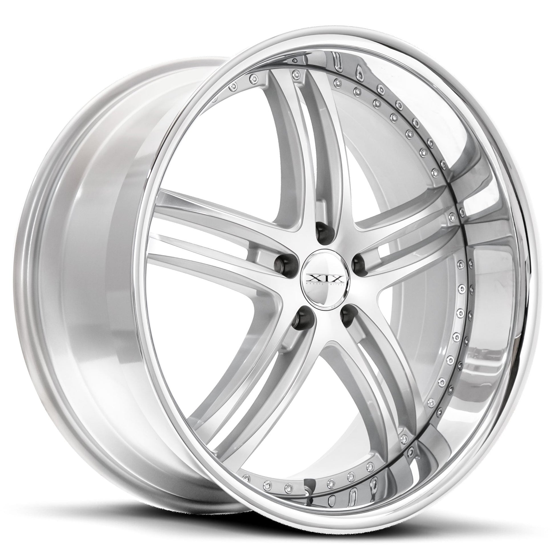 XIX-X15-Silver-Machined-with-Stainless-Steel-Lip-Silver-20x10-66.56-wheels-rims-felger-Felghuset