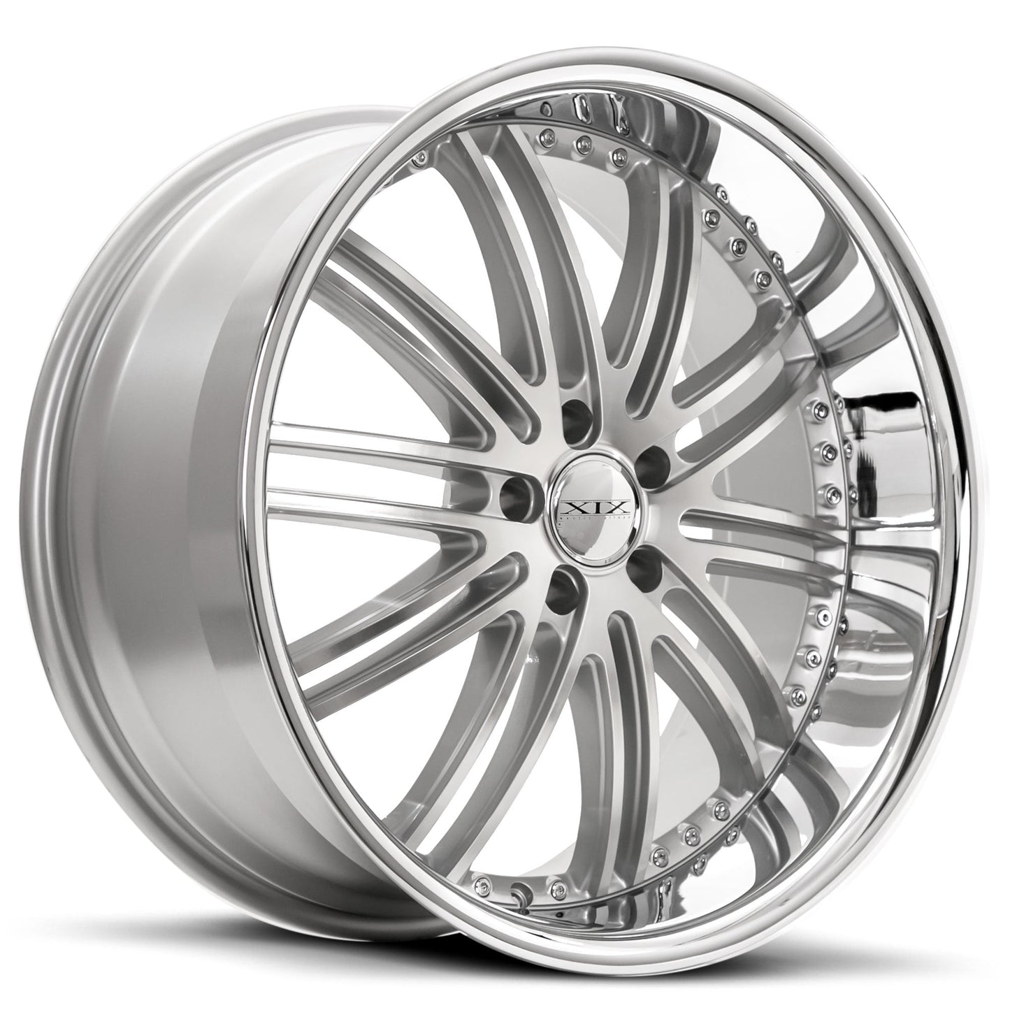 XIX-X23-Silver-Machined-with-Stainless-Steel-Lip-Silver-20x10-73.1-wheels-rims-felger-Felghuset