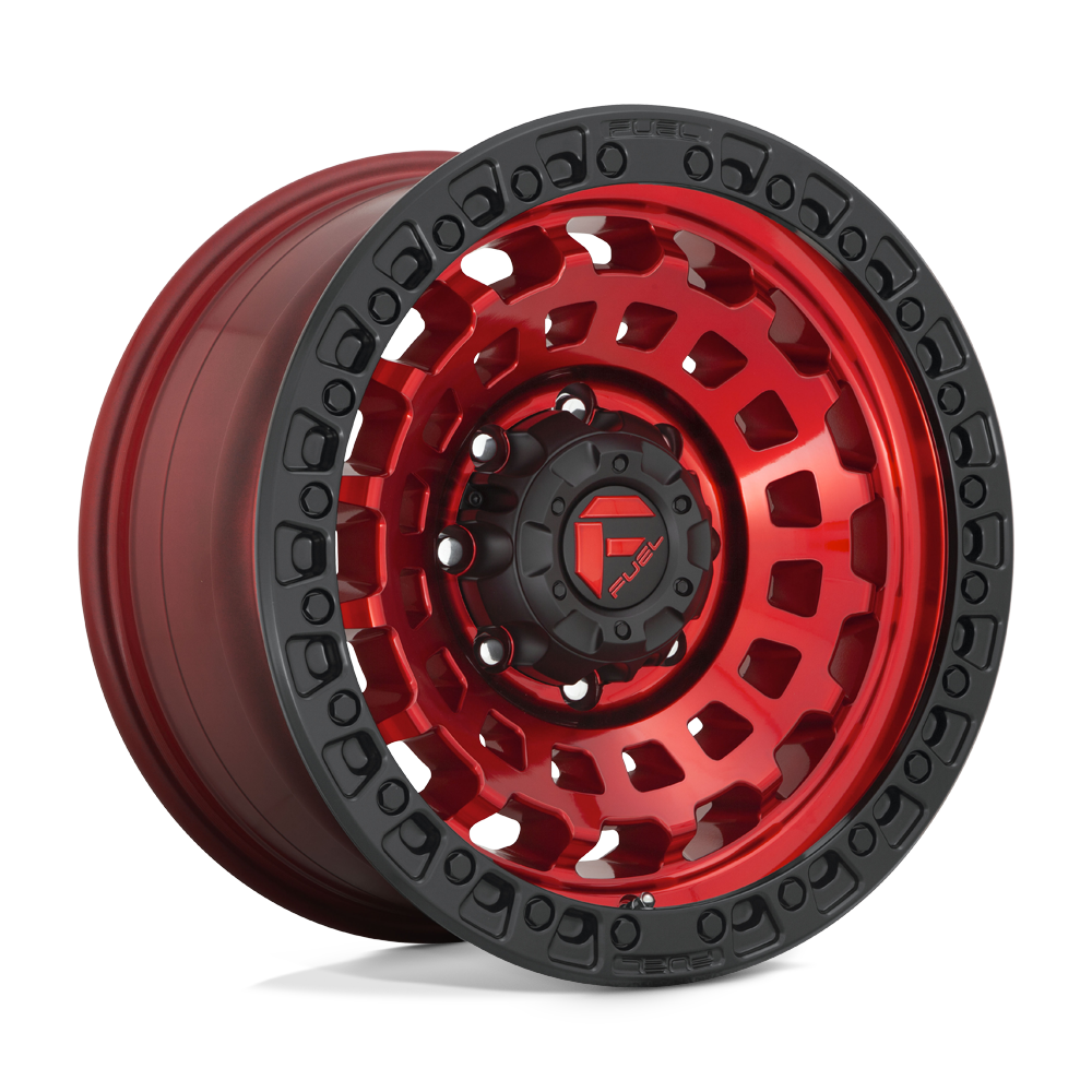 Felger-Fuel-1PC-ZEPHYR-Candy-Red-Black-Bead-Ring-20x9-5x127-et1-71.5