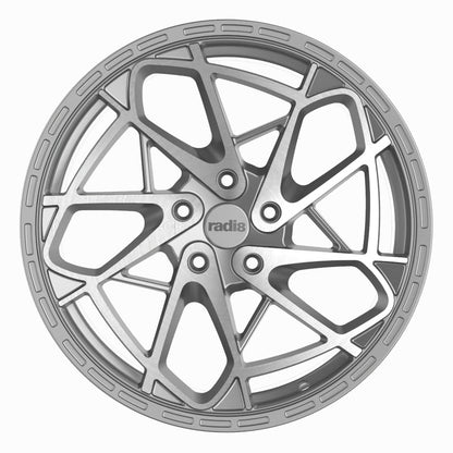 Radi8 R8HS9 Silver Machined - 19x8.5 | 5x112 | +42 | 66.6mm