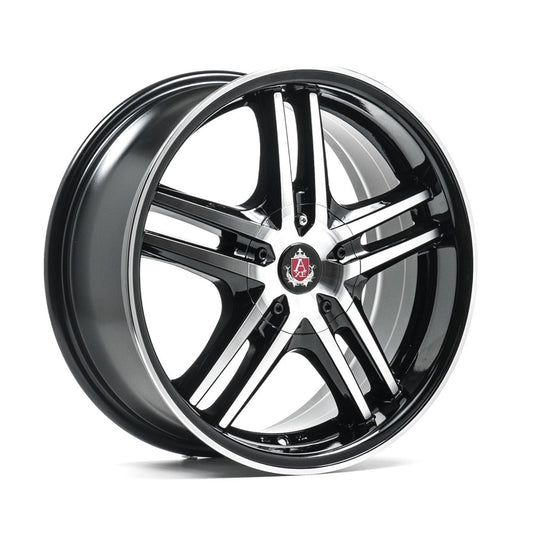 Felger-AXE-EX5-Gloss-Black-&-Polished--17x7.5-5x114.3-35-73.1mm