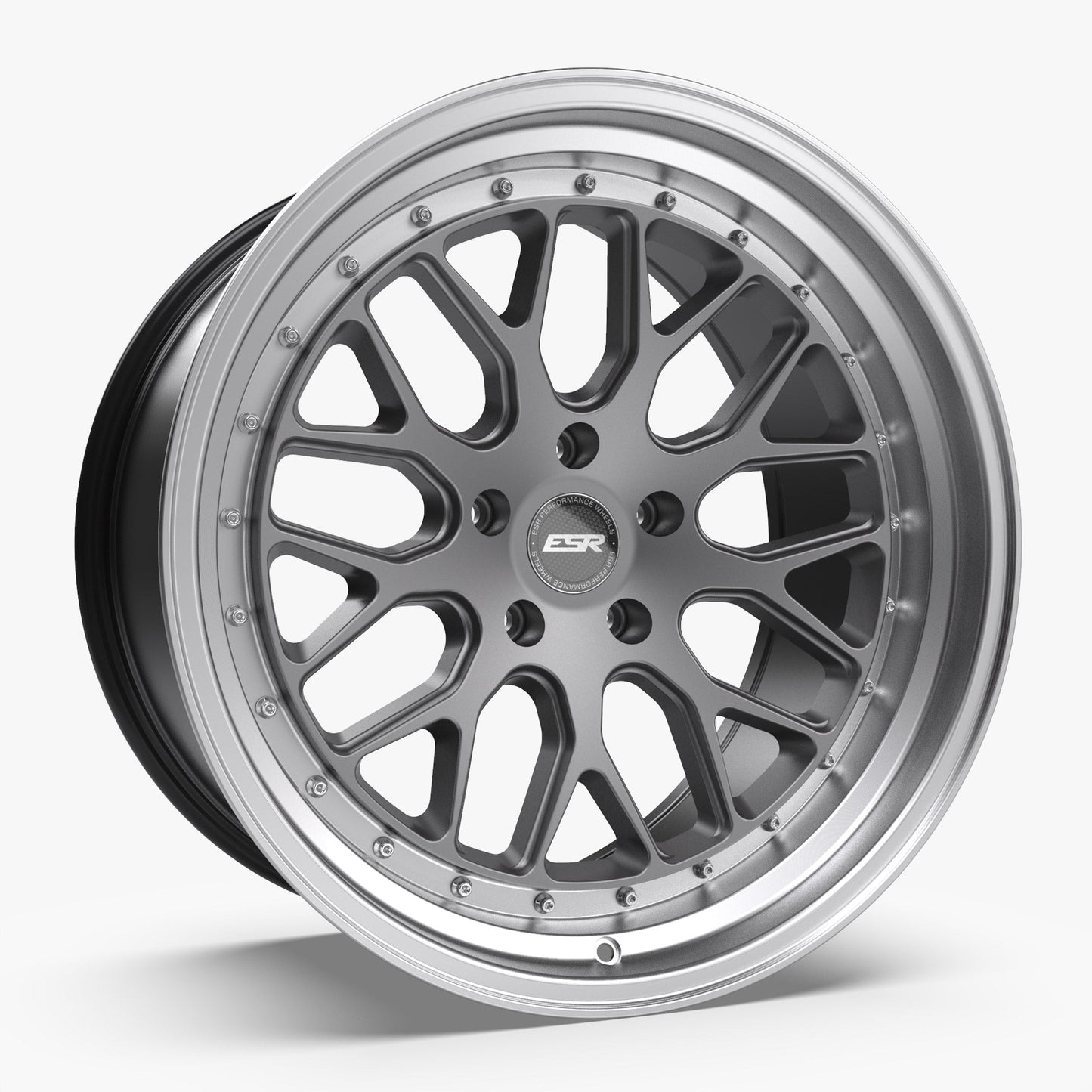 ESR-CS01-Matte-Graphite-Silver-18x8.5-72.6-wheels-rims-felger-Felghuset