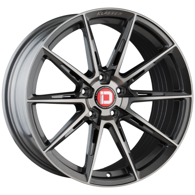 KLÄSSEN-ID-F07R-Dark-Graphite-Machined-Black-19x9.5-72.6-wheels-rims-felger-Felghuset