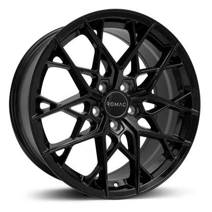 Romac Vortex Gloss Black - 20x8.5 | 5x112 | +26 | 66.6mm