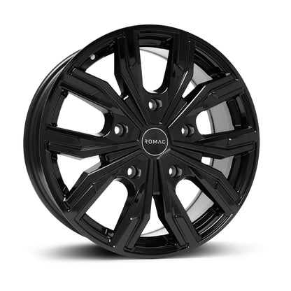 Romac Torque Gloss Black - 16x6.5 | 5x118 | +50 | 71.1mm