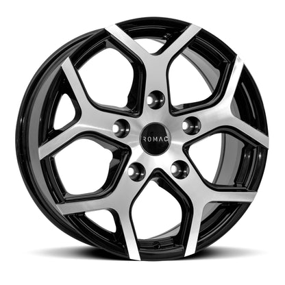 Romac Cobra Black/Polish - 16x6.5 | 5x120 | +50 | 65.1mm