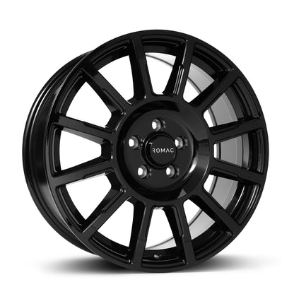 Romac Stealth Gloss Black - 16x6.5 | 5x120 | +50 | 65.1mm