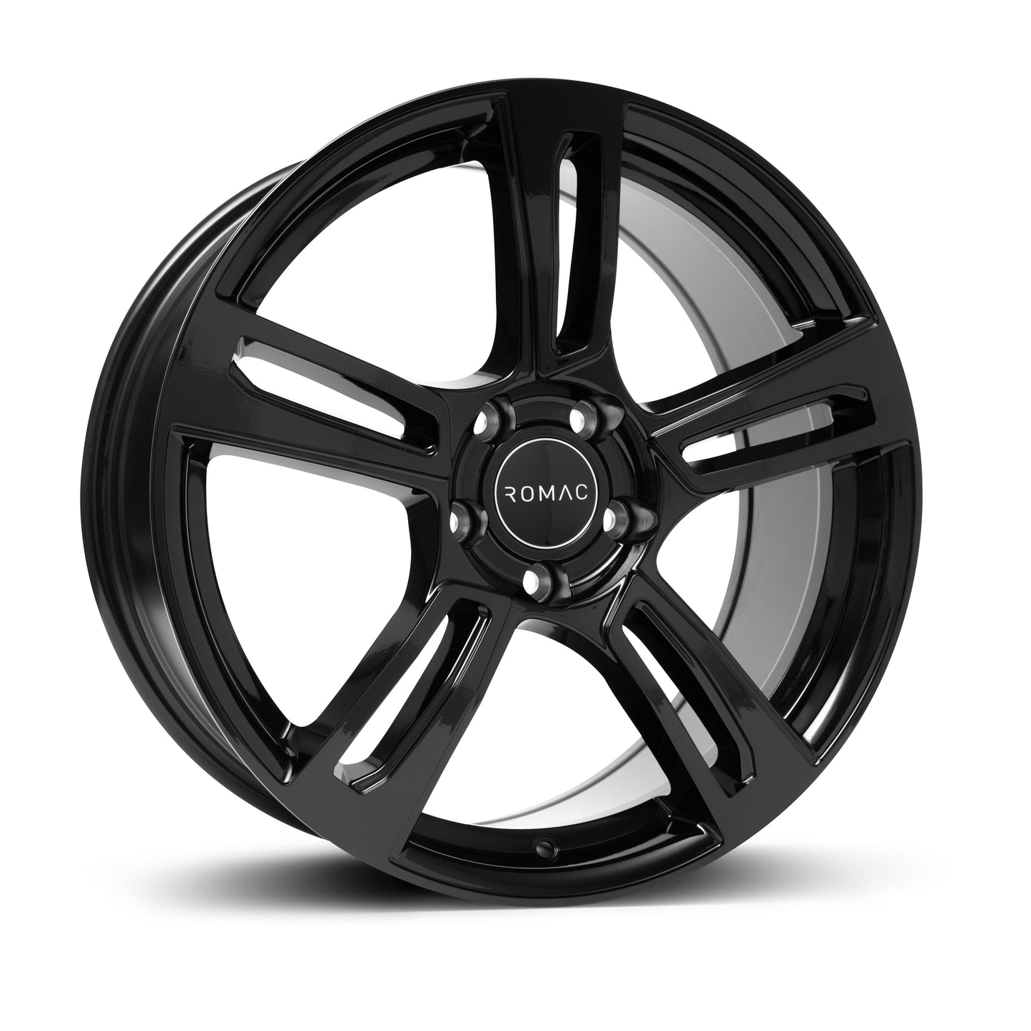 Romac Edge Gloss Black - 16x6.5 | 4x108 | +40 | 73.1mm