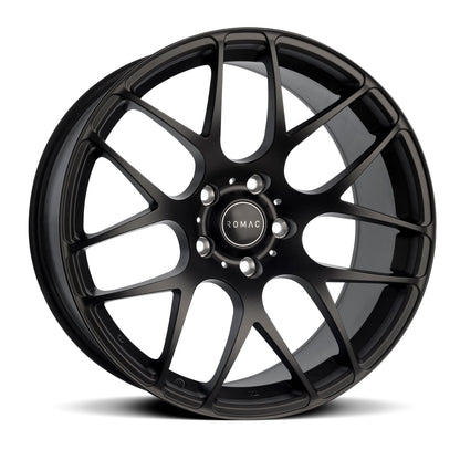 Romac Radium Satin Black - 17x7.5 | 5x100 | +35 | 73.1mm