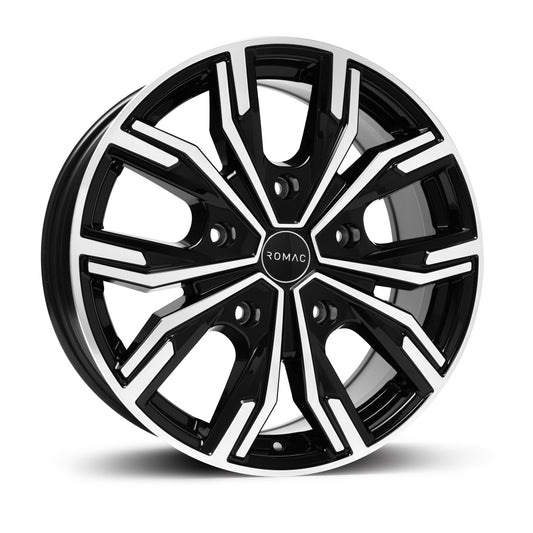 Romac Torque Black/Polish - 18x7.5 | 5x160 | +54 | 65.1mm