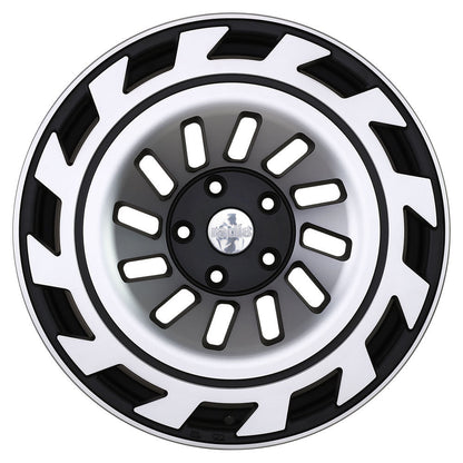 Radi8 R8T12 Gloss Black Machined Face - 20x10 | 5x112 | +42 | 66.6mm