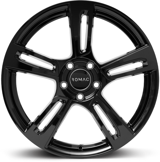 Romac Edge Gloss Black - 15x6.5 | 4x100 | +40 | 73.1mm