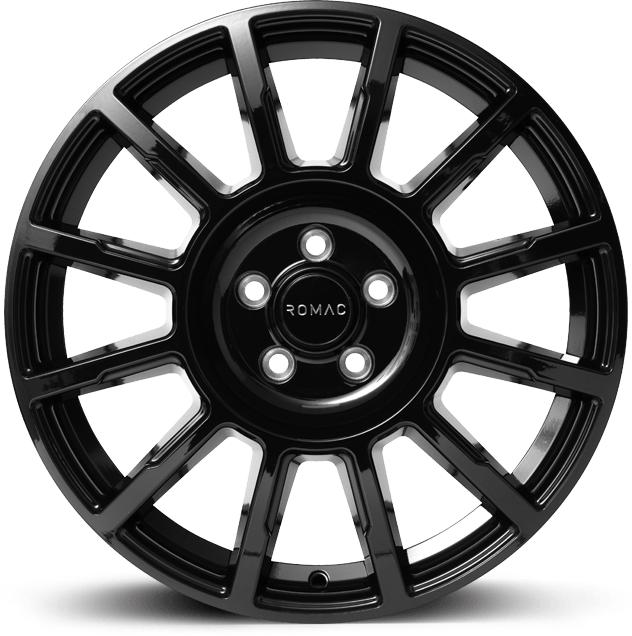 Romac Stealth Gloss Black - 16x6.5 | 5x120 | +50 | 65.1mm