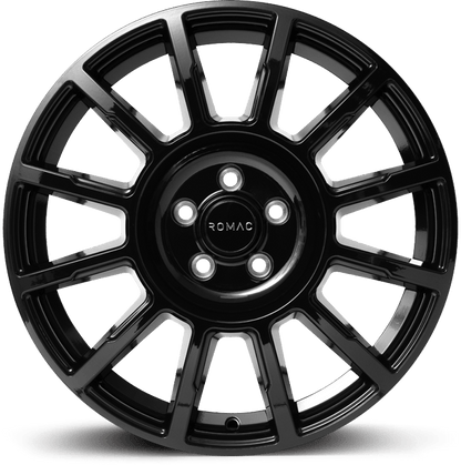 Romac Stealth Gloss Black - 16x6.5 | 5x120 | +50 | 65.1mm