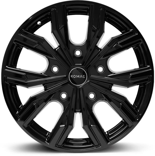 Romac Torque Gloss Black - 18x7.5 | 5x114.3 | +45 | 73.1mm