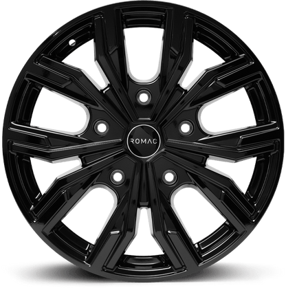 Romac Torque Gloss Black - 18x7.5 | 5x114.3 | +45 | 73.1mm