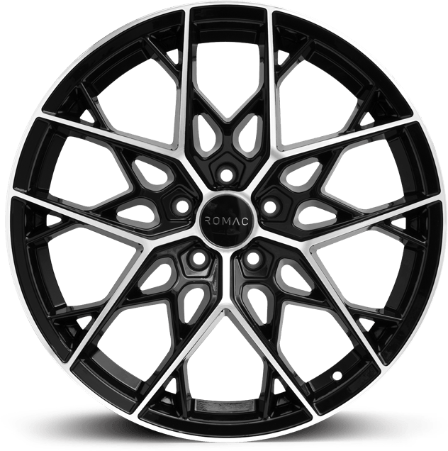 Romac Vortex Black/Polish - 18x8 | 5x108 | +45 | 73.1mm